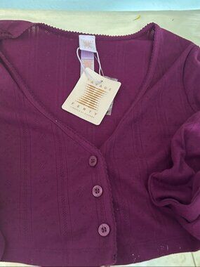 Savage X Fenty Purple Cardigan Xs